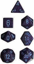 Chessex: Cobalt Speckled 7-Die Set Dice & Gaming Accessories Chessex