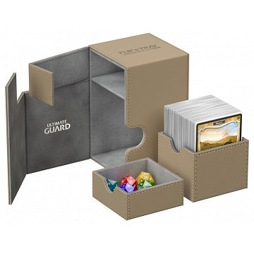 Ultimate Guard Flip'N'Tray Deck Case 100+ - Sand Deck Boxes & Storage Ultimate Guard