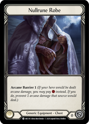 Nullrune Robe [ARC156] Unlimited Edition Rainbow Foil Flesh And Blood Single Flesh And Blood   