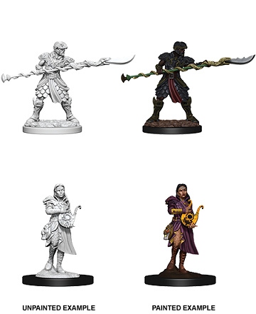 D&D Nolzur's Marvelous Miniatures: W9 Yuan-Ti Pureblood Adventurers Unpainted Miniatures WizKids