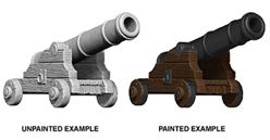 WizKids Unpainted Miniatures: W9 Cannons Unpainted Miniatures WizKids