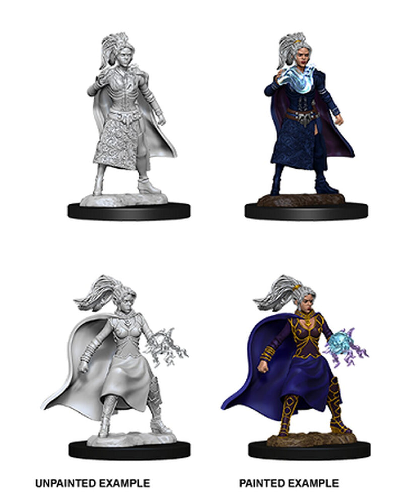 D&D Nolzur's Marvelous Miniatures: W10 Female Human Sorcerer Unpainted Miniatures WizKids