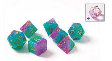 Sirius Dice: 7-Die Dice Set - Northern Lights Dice & Gaming Accessories Sirius Dice