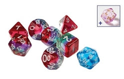 Sirius Dice: 7-Die Dice Set - Watermelon Dice & Gaming Accessories Sirius Dice
