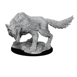 D&D Nolzur's Marvelous Miniatures: W11 Winter Wolf Unpainted Miniatures WizKids