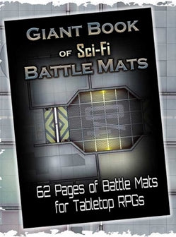 Giant Book Of Sci-Fi Battle Mats Tabletop RPGs Loke Mats