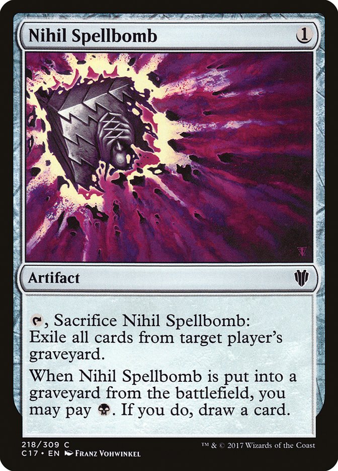 Nihil Spellbomb [Commander 2017]