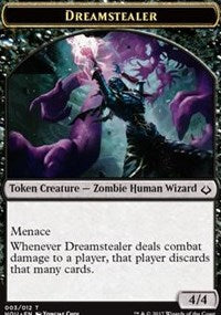 Dreamstealer // Warrior Double-Sided Token [Tokens] Hour of Devastation Tokens MTG Single Magic: The Gathering