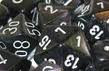 Chessex: Smoke/Silver Borealis 12Ct D6 Dice Set 16mm Dice & Gaming Accessories Chessex