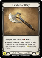 Chane // Hatchet of Body [MON154 // MON105] Unlimited Normal Flesh And Blood Single Flesh And Blood   