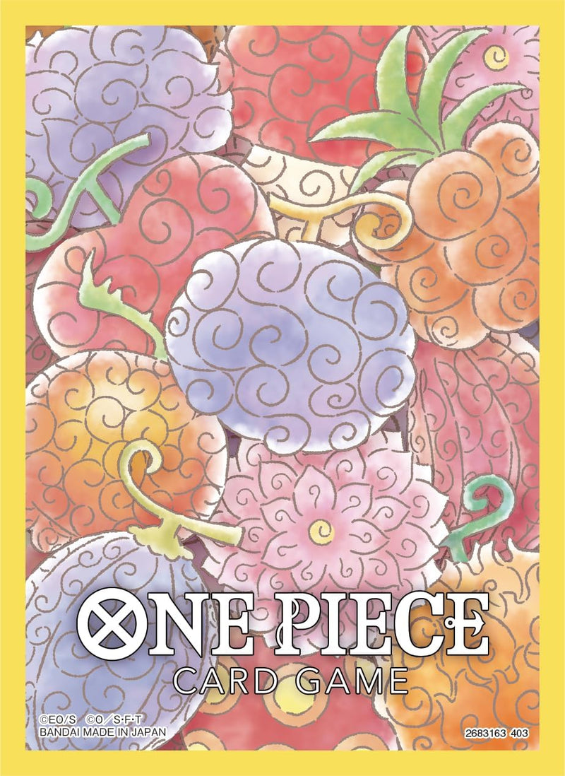 One Piece Card Sleeves - Devil Fruit 70Ct (Set 4) Card Sleeves Bandai