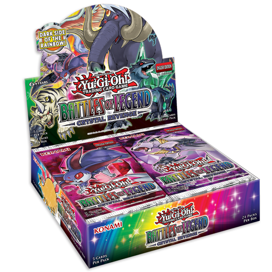 Yu-Gi-Oh! Battles of Legend: Crystal Revenge Booster Box (1st Edition) Yugioh Sealed Yu-Gi-Oh!   