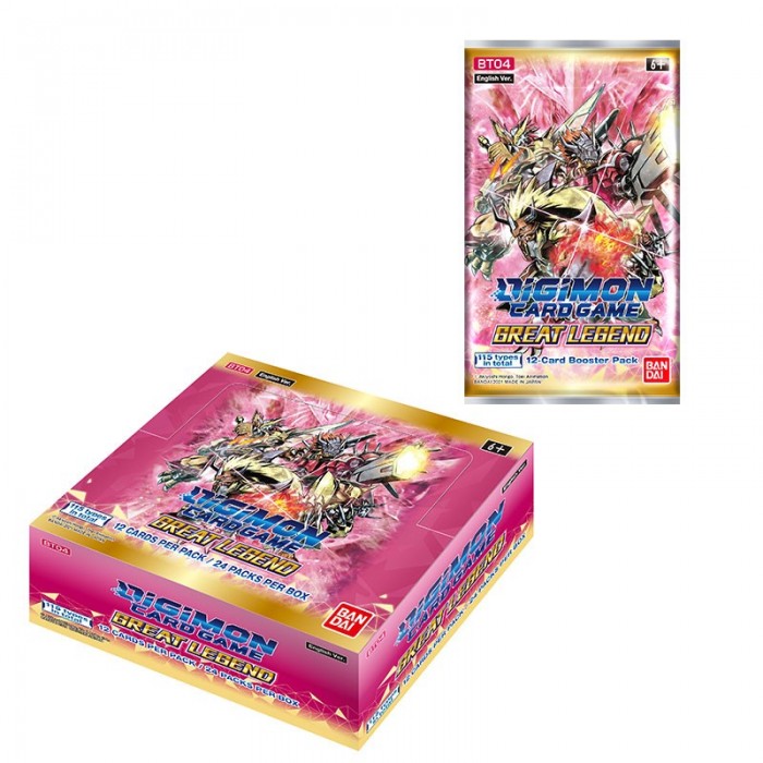 Digimon Great Legend Booster Pack Digimon Sealed Bandai   