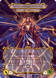 Figment of Erudition // Suraya, Archangel of Erudition (Marvel) [DTD005] (Dusk Till Dawn)  Cold Foil Flesh And Blood Single Flesh And Blood   