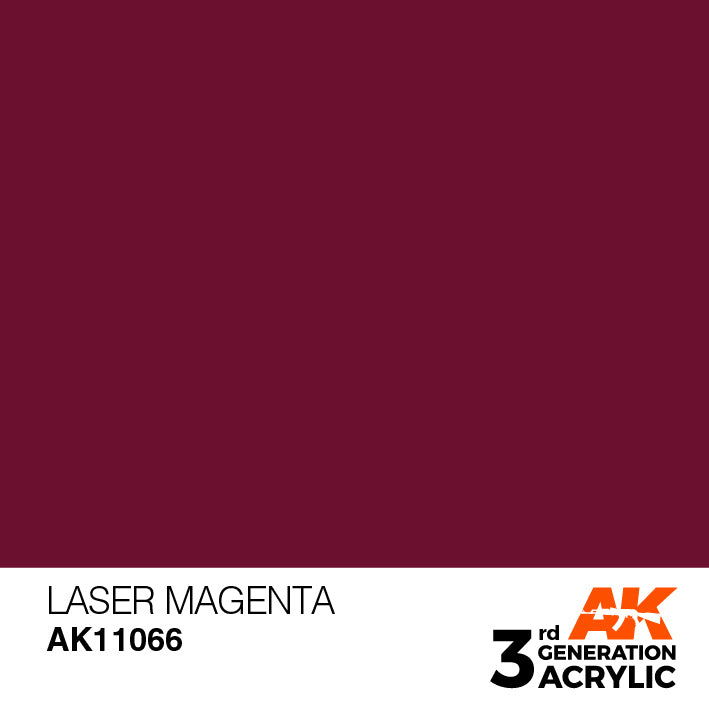 AK Interactive: 3rd Gen Acrylic Laser Magenta17ml