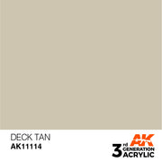 AK Interactive: 3rd Gen Acrylic Deck Tan 17ml Model Paints AK INTERACTIVE