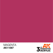 AK Interactive: 3rd Gen Acrylic Magenta 17ml Model Paints AK INTERACTIVE