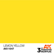 AK Interactive: 3rd Gen Acrylic Lemon Yellow 17ml Model Paints AK INTERACTIVE