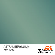 AK Interactive: 3rd Gen Acrylic Astral Beryllium 17ml Model Paints AK INTERACTIVE