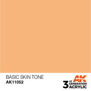 AK Interactive: 3rd Gen Acrylic Basic Skin Tone 17ml Model Paints AK INTERACTIVE