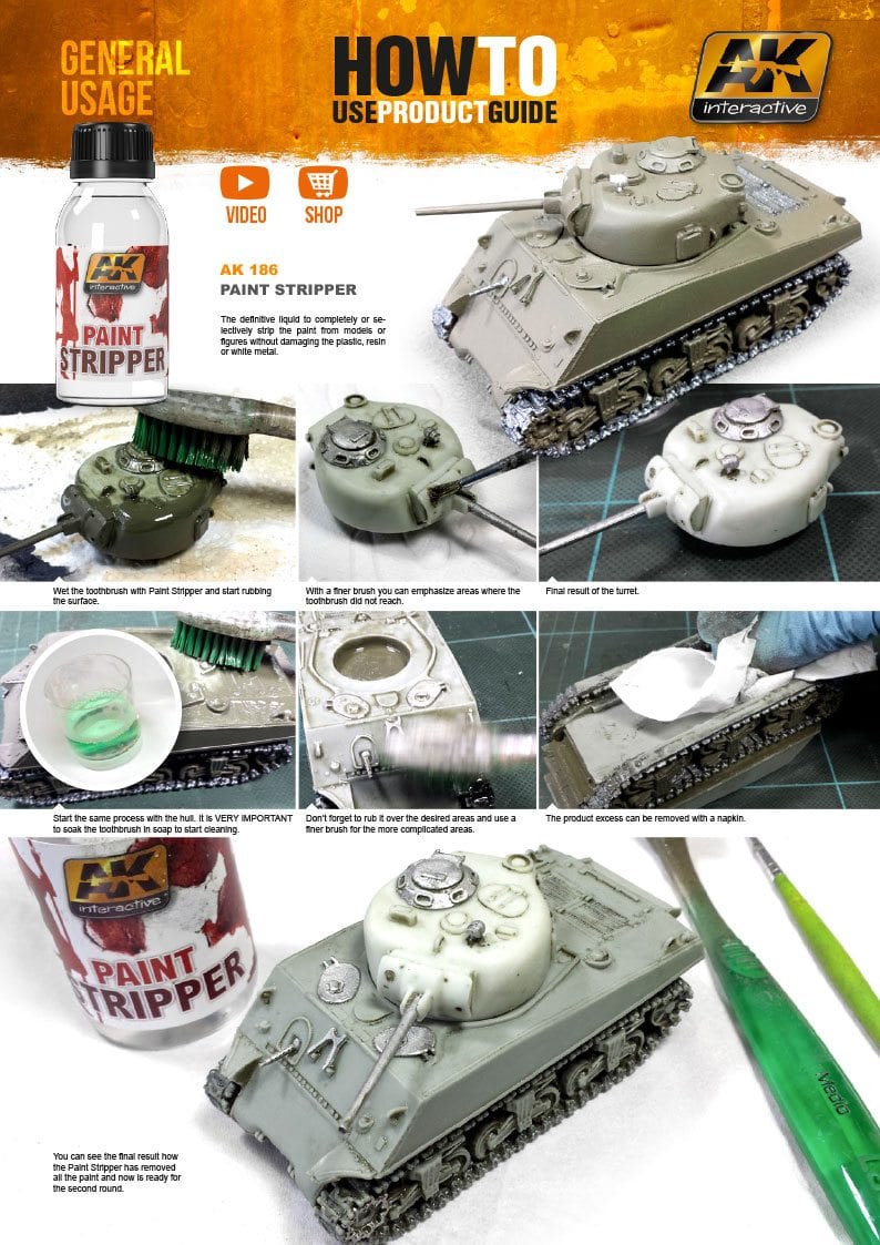 AK Interactive: Paint Stripper Model Paints AK INTERACTIVE