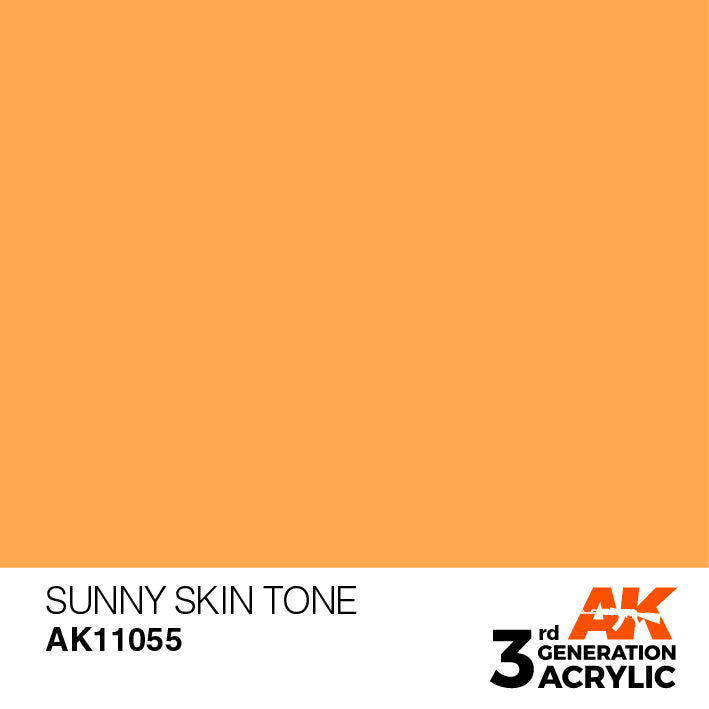 AK Interactive: 3rd Gen Acrylic Sunny Skin Tone 17ml