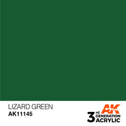 AK Interactive: 3rd Gen Acrylic Lizard Green 17ml Model Paints AK INTERACTIVE
