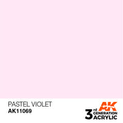 AK Interactive: 3rd Gen Acrylic Pastel Violet 17ml Model Paints AK INTERACTIVE