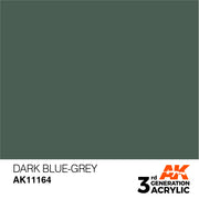 AK Interactive: 3rd Gen Acrylic Dark Blue Grey 17ml Model Paints AK INTERACTIVE