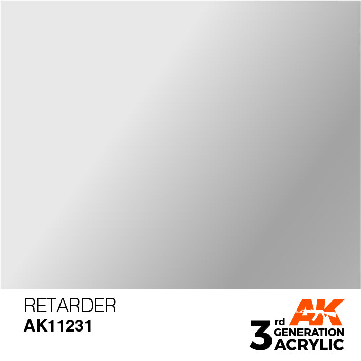 AK Interactive: 3rd Gen Acrylic Retarder 17ml Model Paints AK INTERACTIVE