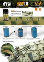 AK Interactive: Brown Earth Deposit Basing Materials AK INTERACTIVE