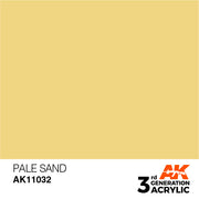 AK Interactive: 3rd Gen Acrylic Pale Sand 17ml Basing Materials AK INTERACTIVE