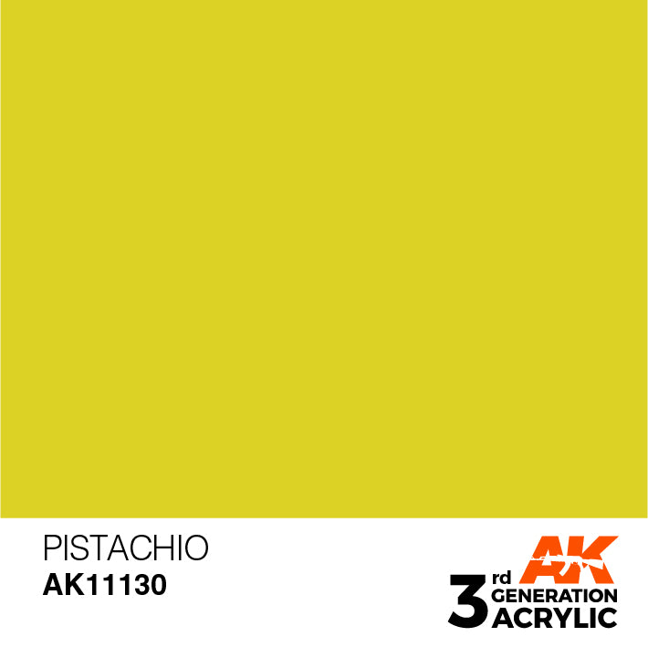 AK Interactive: 3rd Gen Acrylic Pistachio 17ml Model Paints AK INTERACTIVE