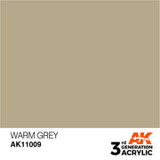 AK Interactive: 3rd Gen Acrylic Warm Grey 17ml Model Paints AK INTERACTIVE