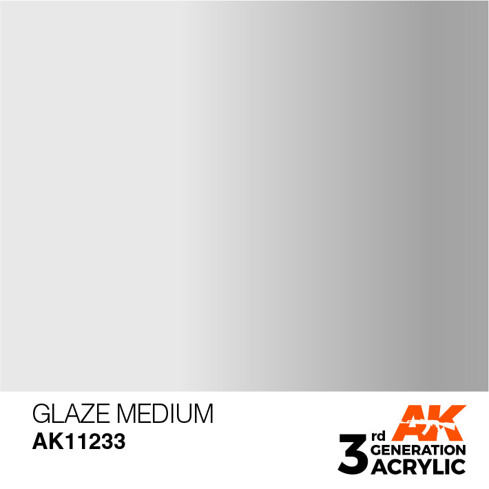 AK Interactive: 3rd Gen Acrylic Glaze Medium 17ml Model Paints AK INTERACTIVE