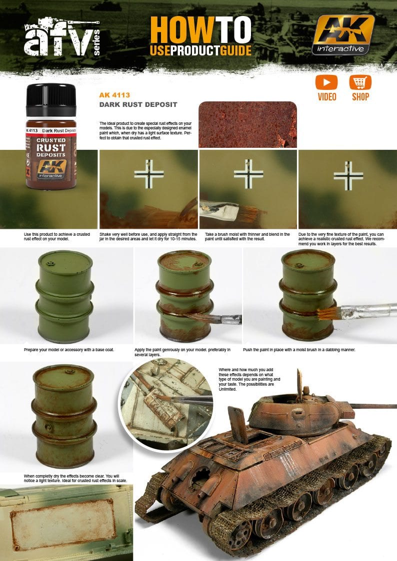 AK Interactive: Dark Rust Deposit