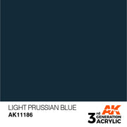 AK Interactive: 3rd Gen Acrylic Light Prussian Blue 17ml Model Paints AK INTERACTIVE