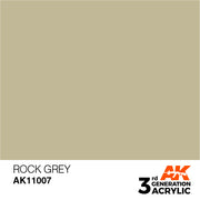 AK Interactive: 3rd Gen Acrylic Rock Grey 17ml Basing Materials AK INTERACTIVE