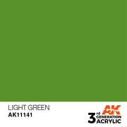 AK Interactive: 3rd Gen Acrylic Light Green 17ml Model Paints AK INTERACTIVE