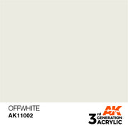 AK Interactive: 3rd Gen Acrylic Offwhite 17ml Model Paints AK INTERACTIVE