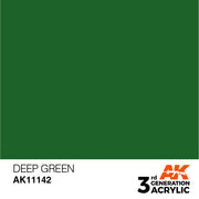 AK Interactive: 3rd Gen Acrylic Deep Green 17ml Model Paints AK INTERACTIVE