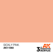 AK Interactive: 3rd Gen Acrylic Sickly Pink 17ml Model Paints AK INTERACTIVE