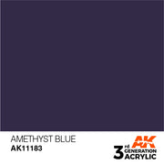 AK Interactive: 3rd Gen Acrylic Amethyst Blue 17ml Model Paints AK INTERACTIVE
