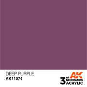 AK Interactive: 3rd Gen Acrylic Deep Purple 17ml Model Paints AK INTERACTIVE