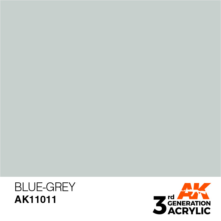 AK Interactive: 3rd Gen Acrylic Blue-Grey 17ml Model Paints AK INTERACTIVE