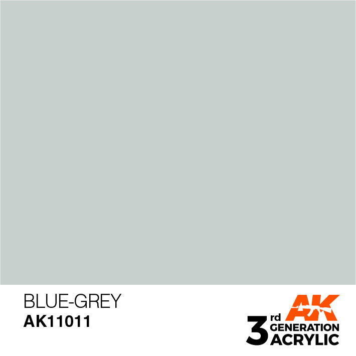 AK Interactive: 3rd Gen Acrylic Blue-Grey 17ml