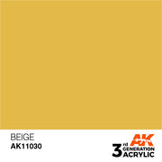 AK Interactive: 3rd Gen Acrylic Beige 17ml Model Paints AK INTERACTIVE
