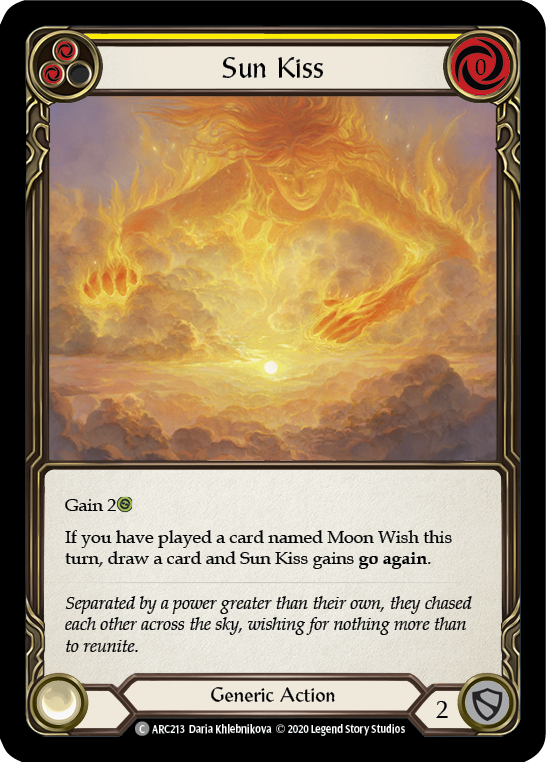 Sun Kiss  (Yellow) [ARC213] Unlimited Edition Normal Flesh And Blood Single Flesh And Blood   