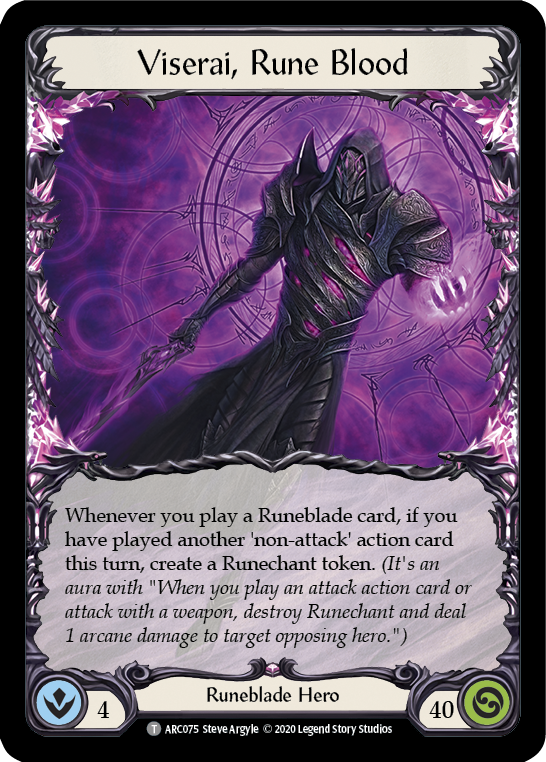 Viserai // Viserai, Rune Blood [U-ARC076 // U-ARC075] Unlimited Normal Flesh And Blood Single Flesh And Blood   
