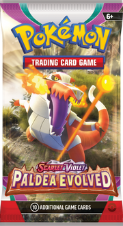 Pokémon Scarlet and Violet: Paldea Evolved Booster Pack Pokemon Sealed Pokémon   